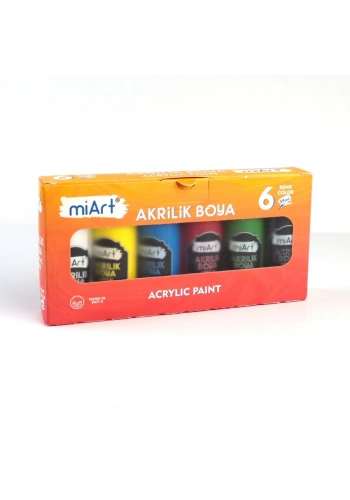 miArt Akrilik Boya Seti 6x59ml