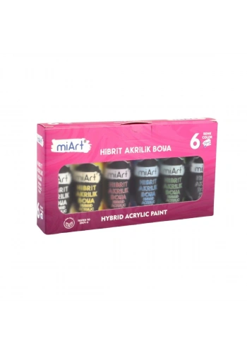 miArt Akrilik Boya Seti 6x70ml Hibrit