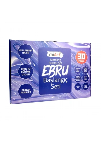 miArt Ebru Başlangıç Seti 30 Parça