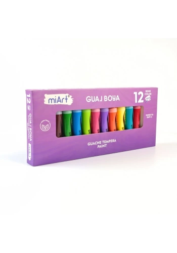 miArt Guaj Boya Seti 12x15ml Tüp
