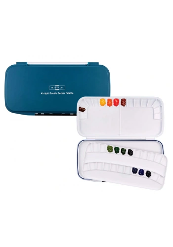 Mijello Hava Geçirmez Çift Katlı Palet 335x175x30 mm MWP-1640