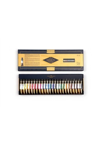 Mijello Mission Gold Class Pigment Tüp Sulu Boya Seti 24 Renk x 7 ml.
