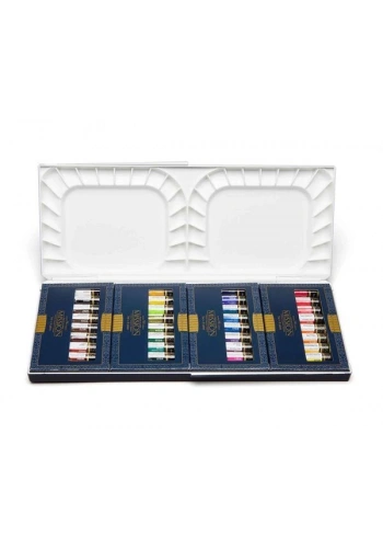 Mijello Mission Gold Class Pigment Tüp Sulu Boya Seti Nano Palet 36 Renk x 7 ml.
