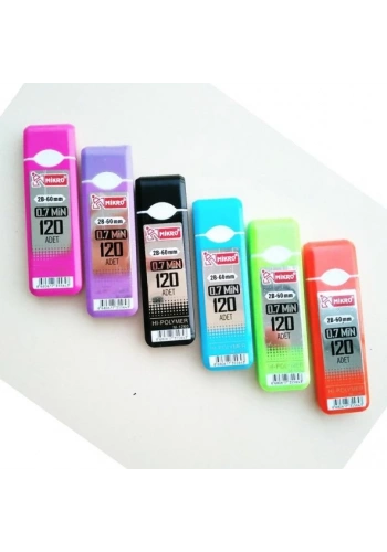 MİKRO M-1260P 60MM KURŞUN KALEM UCU 0.7MM 120 Lİ