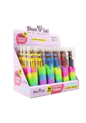 MİKRO SLM 1223-24 AYICIKLI 6 RENK TÜKENMEZ KALEM
