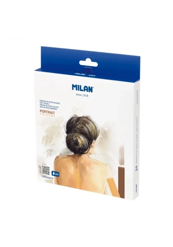 MILAN 6110224PTR PLASTIPASTEL YUMUŞAK PASTEL BOYA 24LÜ