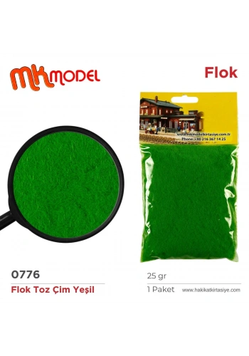 MK Model Flok Toz Çim 25gr 0776 Yeşil