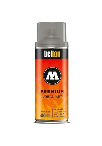 Molotow Belton Premium Sprey Boya 400 ml. 250 Transparent Middle Grey Neutral