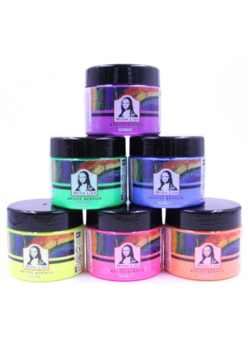 Mona Lisa Akrilik 6 Neon Renk x 125 ML