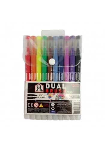 Mona Lisa Dual Brush - Fine 0.4mm 10 Renk FL05