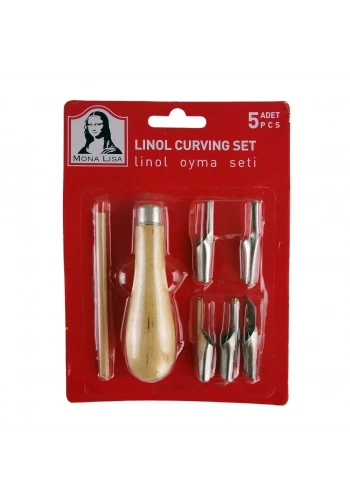 Mona Lisa Linol Oyma Seti 5li
