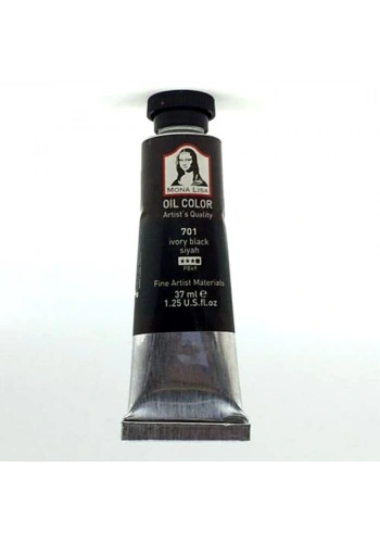 Mona Lisa Yağlı Boya 37 ML Siyah 701