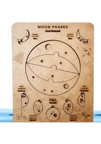 Moon Beavers Ayın Evreleri Ahşap Eğitici Oyun