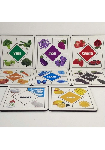 Moon Beavers Benim Renkli Hayatım Ahşap Eğitici Oyun