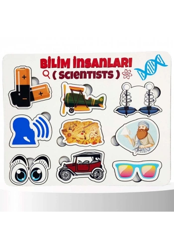 Moon Beavers Bilim İnsanları - 2 Ahşap Eğitici Oyun