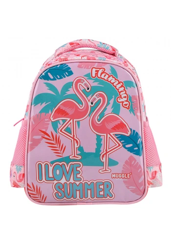 Muggle Anaokul Çantası Flamingo Rose Mu-7235