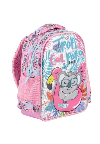 Muggle Anaokul Çantası Tropikal Pradice Pembe Mu-8928