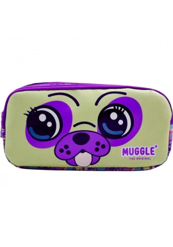 Muggle Kalem Çantası Dog Mor Mu-7020