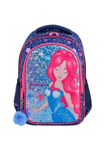 Muggle Okul Çantası Marmaid Lacivert Mu-8836