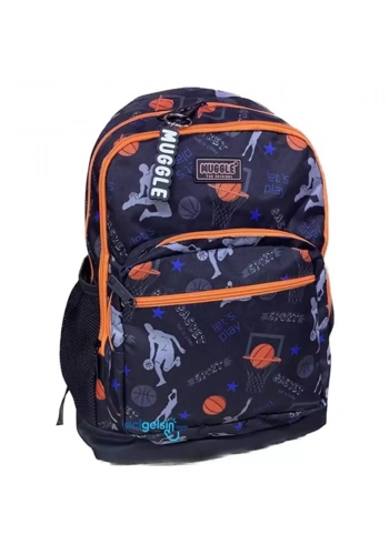 Muggle Okul Çantası Ot-Basket Siyah Mu-0440