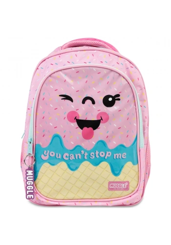 Muggle Okul Çantası Pink Ice Cream Pembe Mu-8652