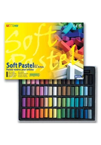 Mungyo Gallery Artists Soft Toz Pastel Boya Seti 64 Renk Yarım Boy