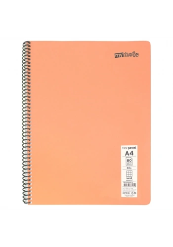 Mynote Defter Flex Pastel A4 120 YP Çizgili
