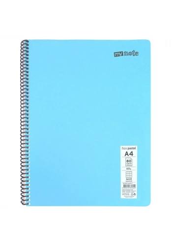 Mynote Defter Flex Pastel A4 96 YP Çizgili