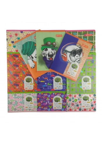 Mynote PP Kapak Okul Defteri Text Up A4 40yp Kareli