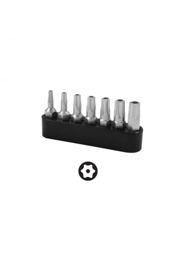 Narex 857000 1/4 25 mm Delikli Torx Bits Uç Seti 7 Parça