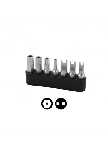 Narex 857100 1/4 25 mm Delikli Allen Spanner Bits Uç Set 7 Parça