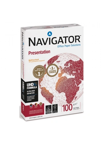 Navigator Gramajlı Fotokopi Kağıdı Presentation 500 LÜ A3 100 GR Beyaz