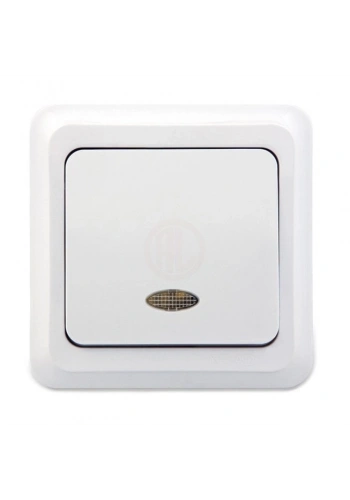 Ne-Ad Fırat Anahtar Grubu / Işıklı Light Anahtar (Çerçevesiz)