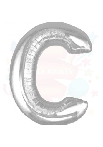 Nedi Balon Folyo 40 Harf Gümüş C 00847