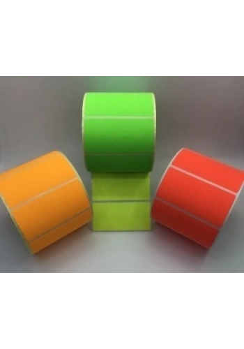 NEON ETİKET 40X80 750 ADET