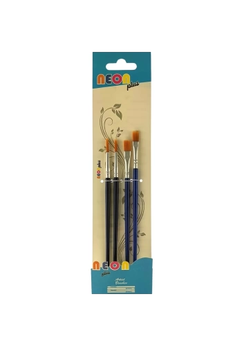 Neon Plus Fırça Seti 4 Lü Hkd-140