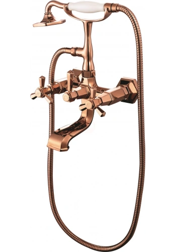 Newarc Hexa Banyo Bataryası Parlak Bakır