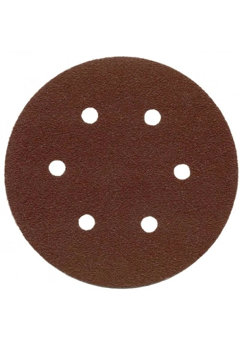 Nikon Alüminyum Oksit Cırtlı 6 Delikli Disk Zımpara 150 Mm 100 Kum