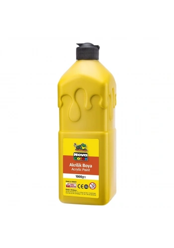 Nova Color Akrilik Boya 1000gr 221 Sarı