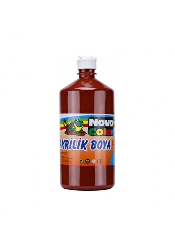 NOVA COLOR AKRİLİK BOYA KAHVE 1 KG. NC-227