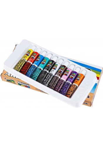 Nova Color Akrilik Boya Seti 10 Renk x 7 ml. Tüp