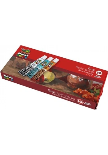 Nova Color Guaj Boya Seti 10 Renk Tüp