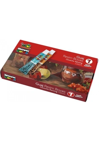 Nova Color Guaj Boya Seti 7 Renk Tüp