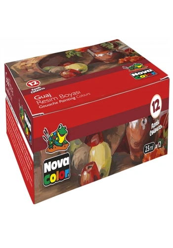 Nova Color Guaj Boya Şişe 12 Li Tk Nc-461