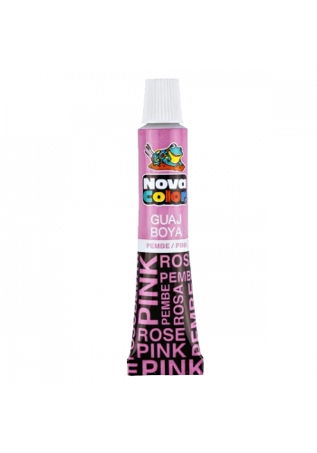 Nova Color Guaj Boya Tüp 12 Lİ Pembe NC-124