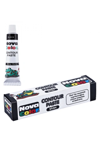 Nova Color Kontür Paste Siyah NC-184