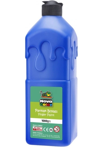 Nova Color Parmak Boyası 1000 gr. MAVİ