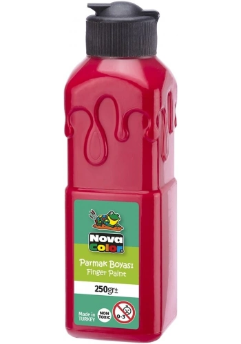 Nova Color Parmak Boyası 250 gr. KIRMIZI