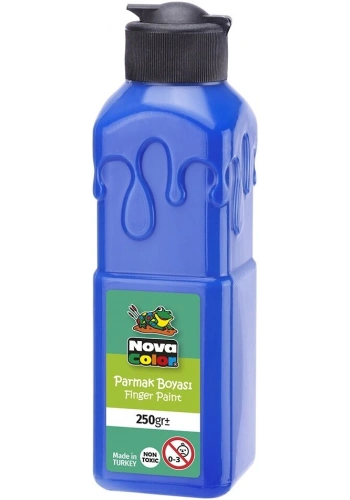 Nova Color Parmak Boyası 250 gr. MAVİ