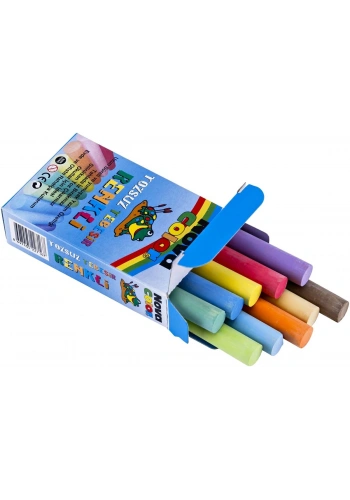 Nova Color Tozsuz Tebeşir Renkli 10lu